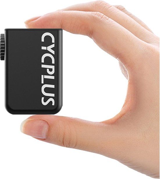 CYCPLUS Tiny Cube - Draagbare Elektrische Luchtpomp voor Fietsbanden | Zwart