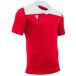 Macron Jersey Jasper Rouge/Blanc XXS Manches courtes Polyester Hommes Rugby Printemps/Été 2021