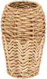 Atmosphera Ronde Vaas van Waterhyacint – 35 cm Hoog – Natuurlijke design- Vaas voor droogbloemen