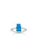 Thomas Sabo Ring TR2459-052-1-54 925 zilver Blauw Maat 54