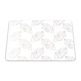 Bonamaison Muismat, rechthoekig, digitaal bedrukt, antislip onderkant, voor kantoor en thuis, afmetingen: 22 x 18 cm
