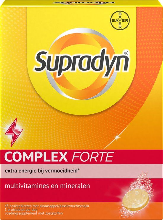 Supradyn Complex Forte - Multivitaminen - 45 Bruistabletten