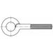 TOOLCRAFT Schroefogen type 48 (Ø x l) 8 mm x 40 mm Galvanisch verzinkt staal M5 Oogdiameter 8 mm 100 stuk(s)
