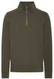 Casual Friday Sebastian Sweatshirt Zwarte Olijf Katoen Lange Mouw Heren S
