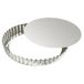 GOBEL 126442 taartvorm, rond gemeleerd, met uitneembare bodem, wit