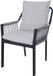 AVH-Collectie Fleur dining tuinstoel aluminium antraciet rope