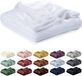 Lavea® Fleece Deken 180x220 cm – 2-persoons, Wit