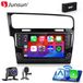 Autoradio 9 pouces Android 15 Carplay pour VW Golf VII MK7 (2013-2020) avec navigation GPS, Wi-Fi, Bluetooth, USB, DAB+, microphone et caméra