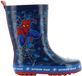 Spiderman - Bottes de pluie pour enfants de 2 à 8 ans - Bottes en caoutchouc pour enfants - Bottes de pluie pour garçons - Taille 24 - Bleu