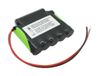 AccuCell Ledvance Notlichtaccu NiMH 7,2V 1800mAh, type F1x5+1 (Mignon AA), met 200mm kabel, geschikt voor Ledvance (enkelzijdig aansluiting)