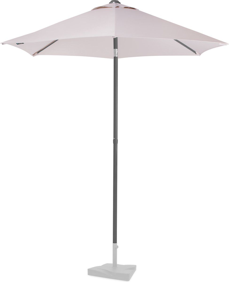 VONROC Premium Parasol Torbole - Ø200cm - Beige - Incl. beschermhoes