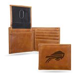 Rico Industries NFL portemonnee lasergravure bruin, teamkleur, Einheitsgröße, portemonnee met lasergravure