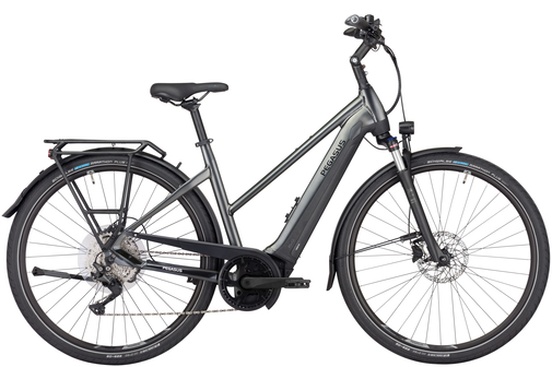 Pegasus Premio Evo 10 Lite Dames E-bike - 2022 - 50cm - Black Chrome Matt/Black Matt