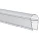 Rehau Joint de porte de douche en plastique strié pour épaisseur de verre 10 - 12 mm, 2000 mm