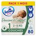 Lotus Baby Douceur & Confort - Couche Bébé Taille 1 (2-5 kg/Nouveau-né)