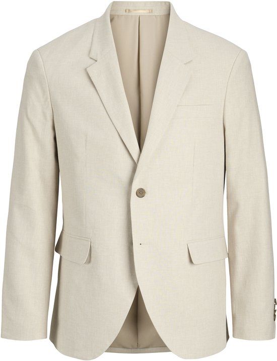 JACK&JONES JPR MARTIN SUMMER BLZ LINEN BLEND NO06 SN Blazer Heren Linnen Blend Ancient Scroll Slim Fit Katoenmix XL