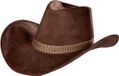 Wilbers & Wilbers Cowboyhoed bruin (met band)
