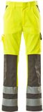 Mascot Safe Compete Pantalon avec poches genoux 07179-470 - jaune fluo/anthracite - C49 - 82