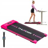 THUNDER Loopband - Walkingpad - 6 km/u - Met smartwatch - 100 kg - THUNDER IDEA-PINK