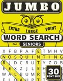Jumbo Extra Large Print Word Search Book for Seniors