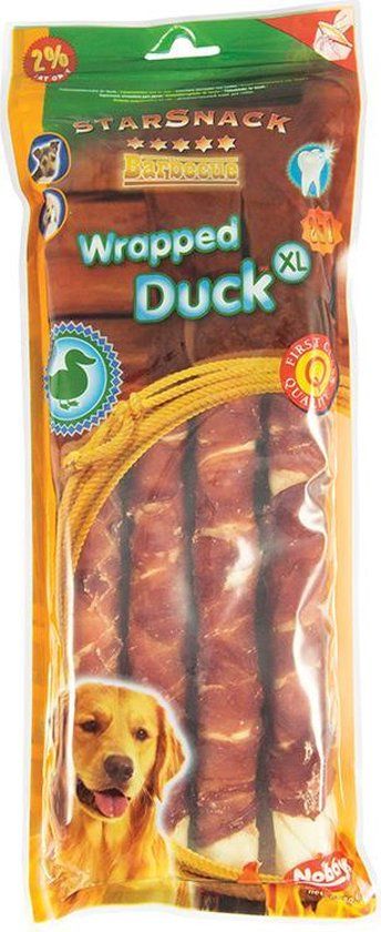 Nobby Starsnack Wrapped Duck XL - 25 cm - Hondensnack