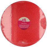 FunCakes Cake Drum Round Taartonderlegger, Red, 35,5 cm