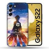 Beschermhoes Samsung Galaxy S22 Beschermhoes, Manga-Attack Titans Zon