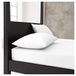 Gaveno Cavailia Super Zachte Effen Geverfd Diamant Huisvrouw Kussenslopen [48 x 74 cm - Wit]