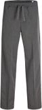 Jack & Jones Junior Broek Grey Melange Polyester Viscose Elastaan Maat 140