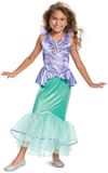 Disguise Disney The Little Mermaid Ariel Deluxe Kostuum Jurk Kinderen - Kids tm 4 jaar - Paars/Groen