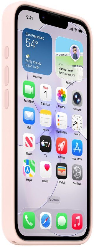 Apple Silicone Case iPhone 17e Lichtroze MagSafe compatible MHWJ4ZM/A