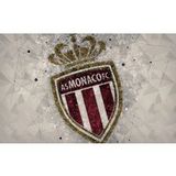 As Monaco Fc Papier Peint Panoramique Foot / Football - 130 Cm X 81 Cm