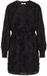 WE Fashion Dames jurk met jacquard zwart L