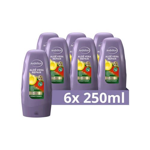 Andrélon Aloë Vera Repair conditioner - 6 x 250 ml - voordeelverpakking