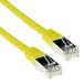 ACT IB7801 F/UTP CAT5E Câble de brassage Jaune - 1 mètre