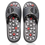 BYRIVER Voetmassage Slippers Schoenen Acupressuur Sandalen, Reflexologie Massager Relief plantaire fasciitis, Artritis, Heel, Rugpijn, Cadeau voor mama papa (02L)