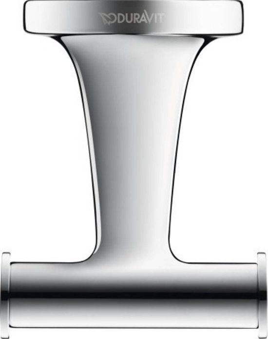 Duravit Starck T Handdoekhaak Dubbel - Chroom - 6x7.6cm