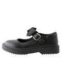Next - Meisjes - Stoere Mary Jane-schoolschoenen met strik en wijde pasvorm (G) - Zwart