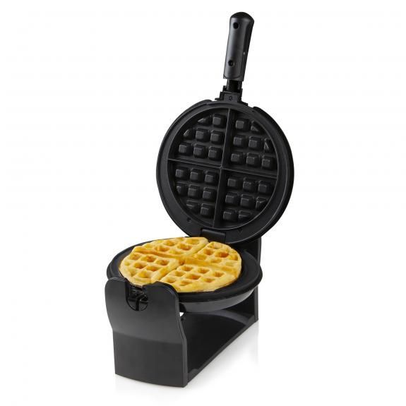 Domo DO9223W Roterend wafelijzer - Ronde wafels - Zwart