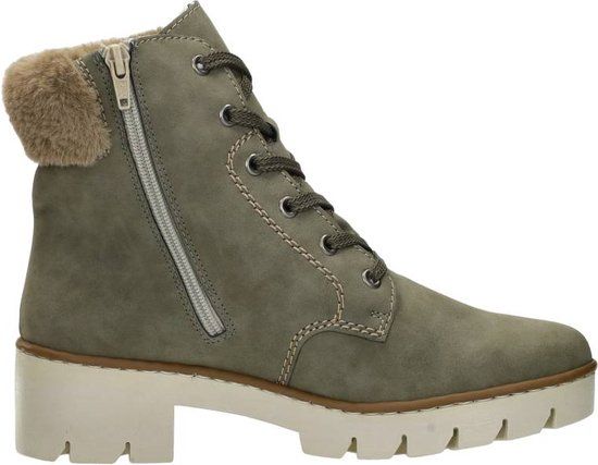 Rieker Veterboots grijs Nubuck - Maat 38