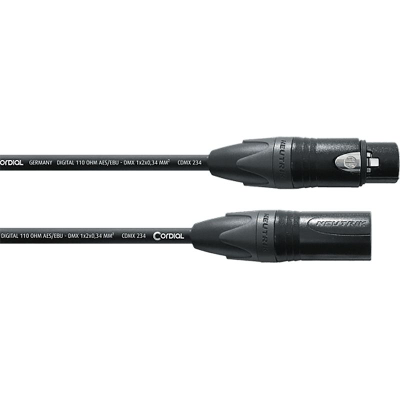 Cordial DMX-kabel 3 punten 5 m