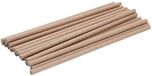 Merkloos Stro van ongebleekt kraftpapier, L: 195 mm, d 6 mm, 250 stuk