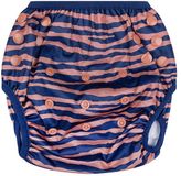 Swim Essentials Maillot de bain pour bébé - 0-3 ans - Orange Bleu - Rayé - Réglable