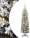 vidaXL Kunstkerstboom Groen 150 cm PVC en Staal en Kunststof