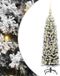 vidaXL Kunstkerstboom Groen 150 cm PVC en Staal en Kunststof