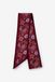 Sissy-Boy Paarse sjaal met bloemenprint