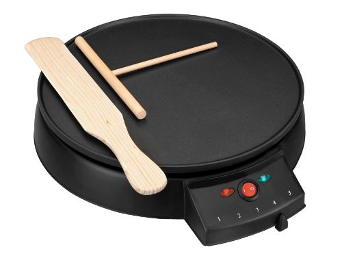 Lacor 69122 Pannenkoekenmaker - Crêpe maker - 1000W - Zwart