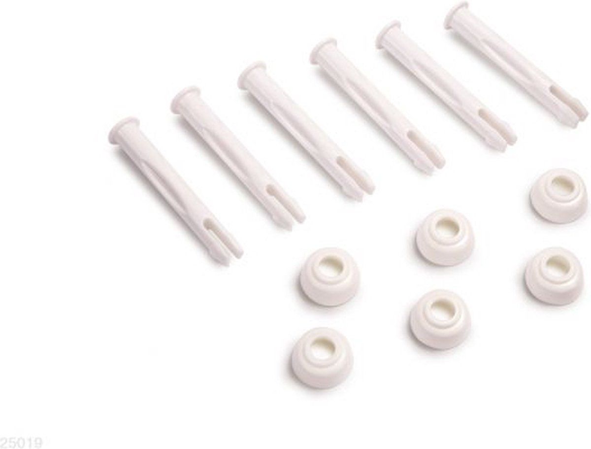 Intex 25019 set pinnen en afdekkapjes voor Prism Frame - Zwart - Kunststof