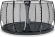 EXIT Toys Trampoline dynamique ø427cm - Au ras du sol - Noir