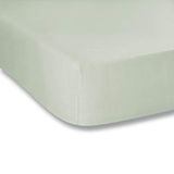 Bianca Plain Geverfd Katoen Percal Green 200TC Hoeslaken 120 x 200 cm